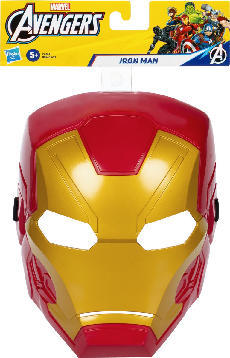 Hasbro mascara marvel vengadores iron man