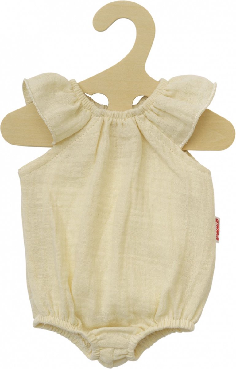 Heless Dollbody amarillo con volantes, 28-35 cm