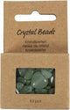 Perle di cristallo della Creativ Company, avventurina, d 7-12 mm, dimensione del buco 1 mm, ca. 63 pezzi, verde, 63 pezzi 1 scatola