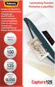 Buste di plastificazione Fellowes - 54x86 mm - lucida - 125 micron - 100 pezzi