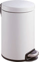 Eko - serene pedaalemmer 20 liter - stainless steel plastic - wit - prullenbak
