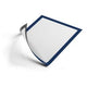 Cornice magnetica per informazioni durevole 486907 237x324x2mm a4 blu