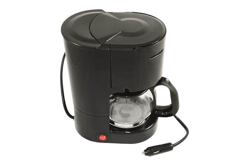Cafetera 12v para camping.