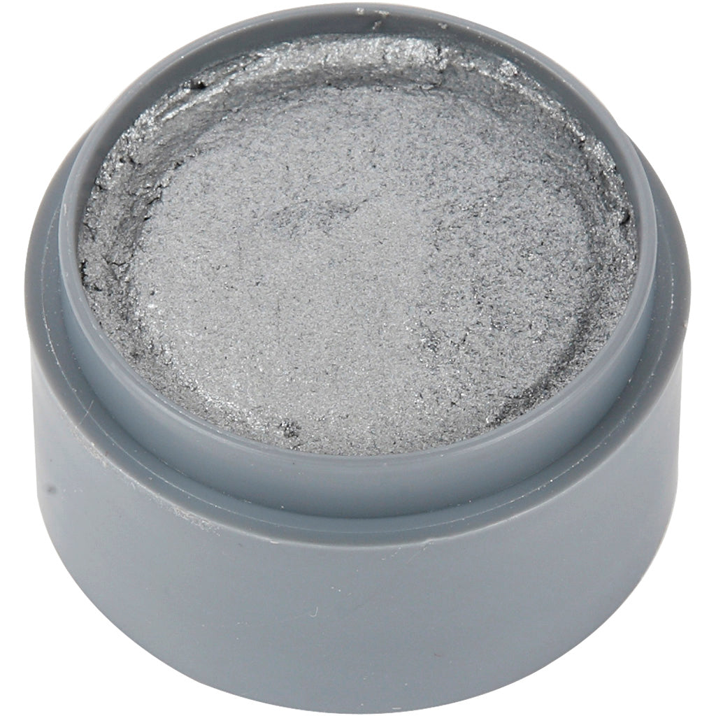 Pittura per il viso Grimas, argento, 15 ml 1 scatola