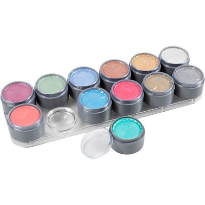 Maquillaje Grimas - paleta de maquillaje, colores nácar, 12x15 ml 1 pieza