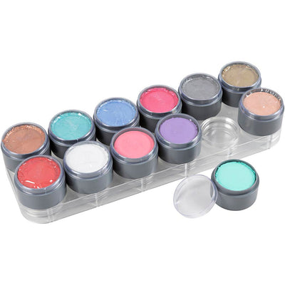 Maquillaje Grimas - paleta de maquillaje, varios colores, 12x15 ml 1 pieza