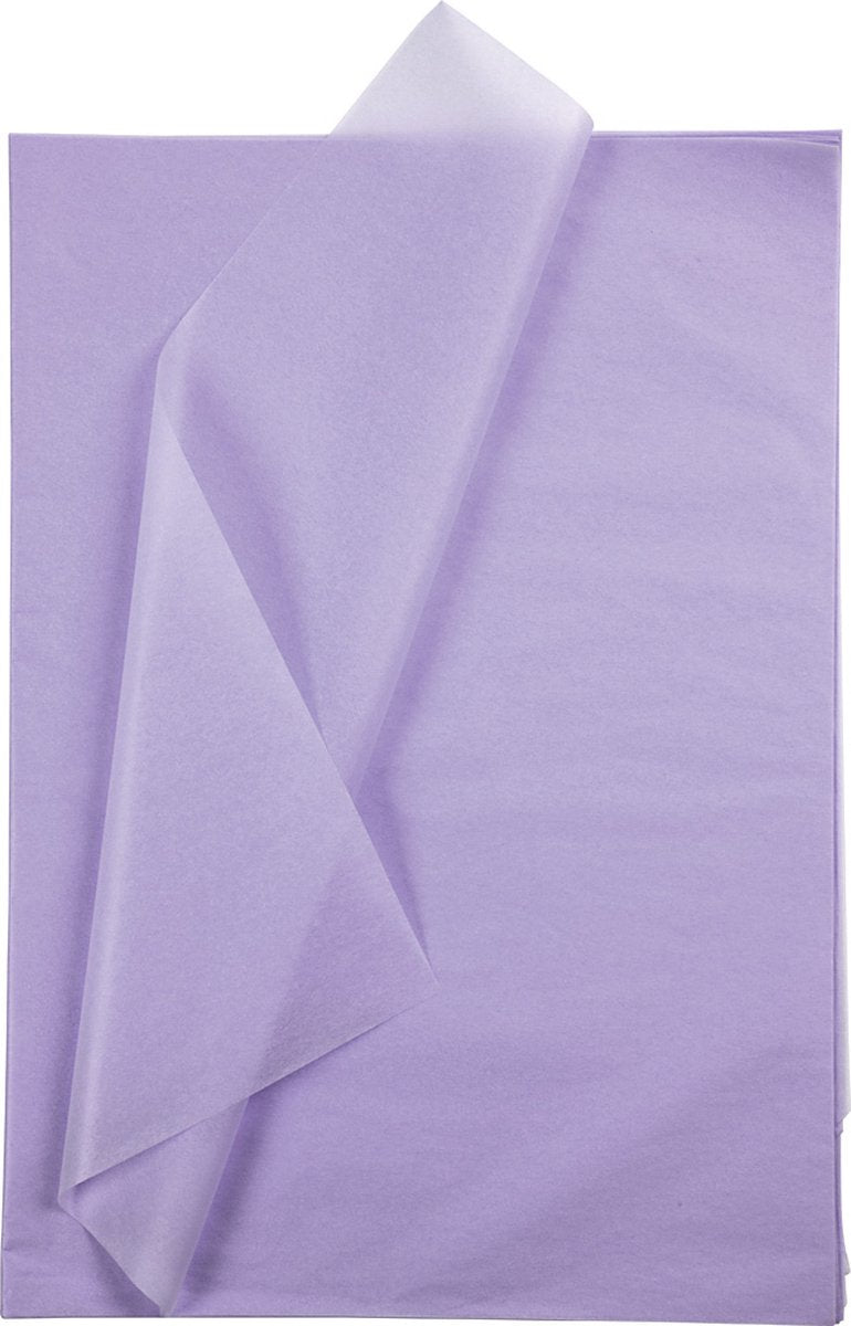 Creativ Company Tissue Paper Light Purple 10 Hojas 14 Gr, 50x70cm
