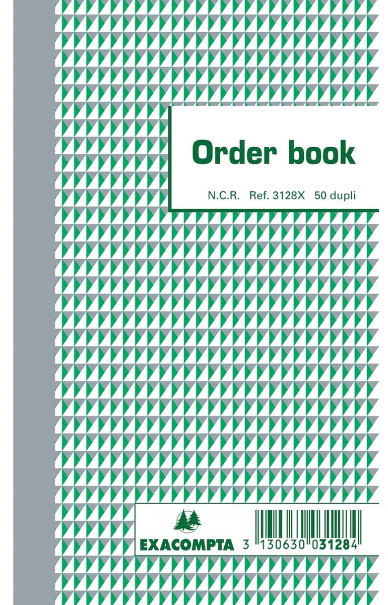 Exacompta order book 3128x - 175x105mm - 50x2v
