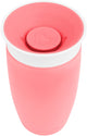 Bicchiere Munchkin Miracle Anti-Perdite a 360° - Bicchiere con beccuccio - Bicchiere da pratica per neonati e bambini - 296ml - Rosa