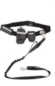 Set da jogging a mani libere Beeztees - Sport per cani - nylon - nero