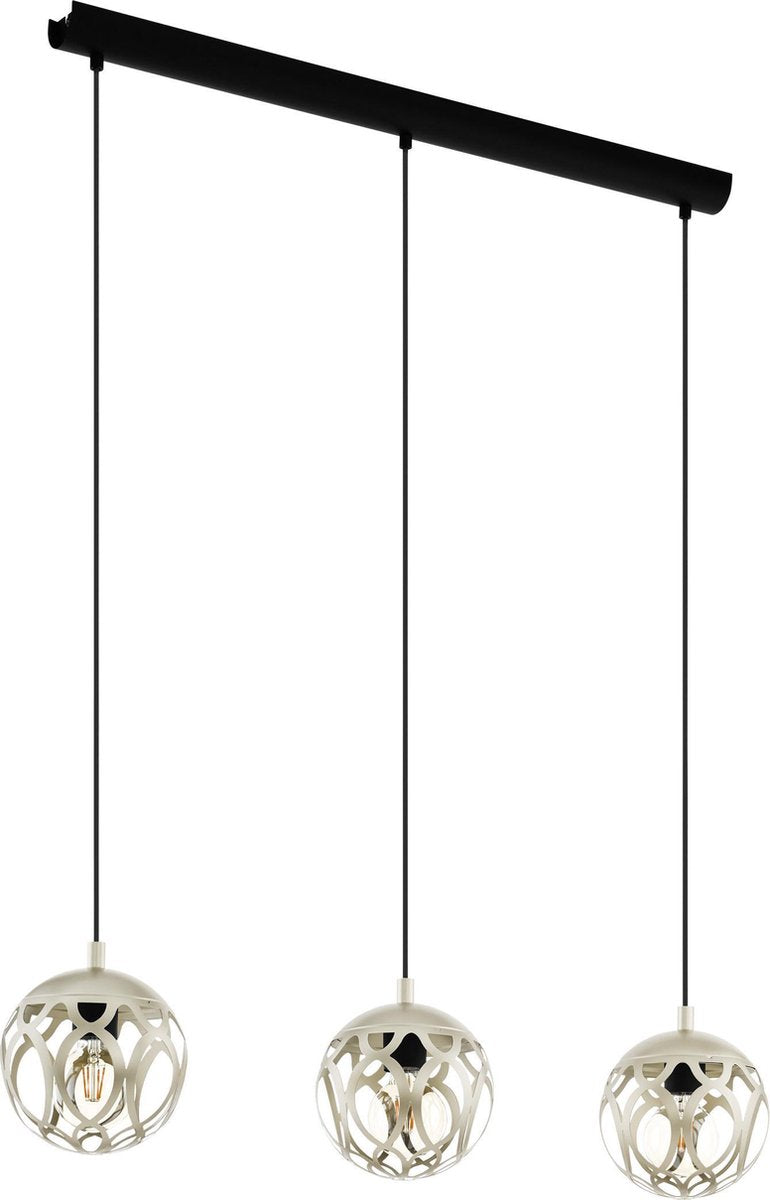 Eglo mirtazza - hanglamp - e27 - 88 cm - zwart