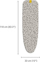 Funda para tabla de planchar compacta Joseph Joseph Glide – 110 x 33 cm – 100% algodón – con cordón – crudo