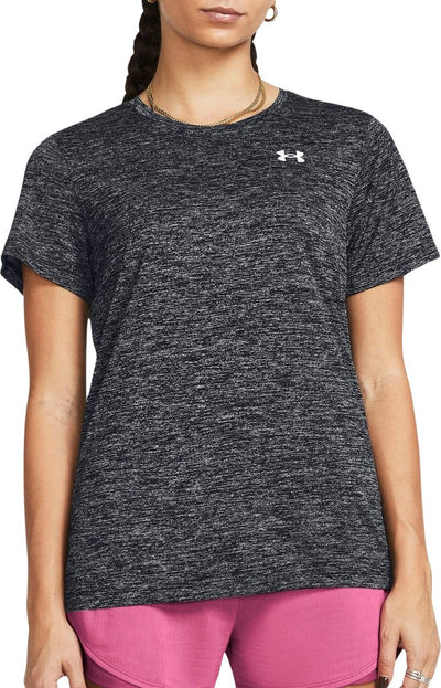 Under armor tech ssc - twist women's sports shirt - black - white