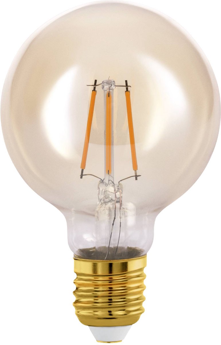 Lampada led Eglo - e27 - ø 8 cm - ambra - 2200k - 350 lumen