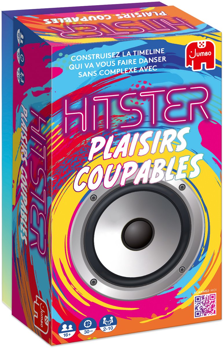 Hitster jumbo - - Piaceri colpevoli fr - Gioco di società francese - Gioco d'azione