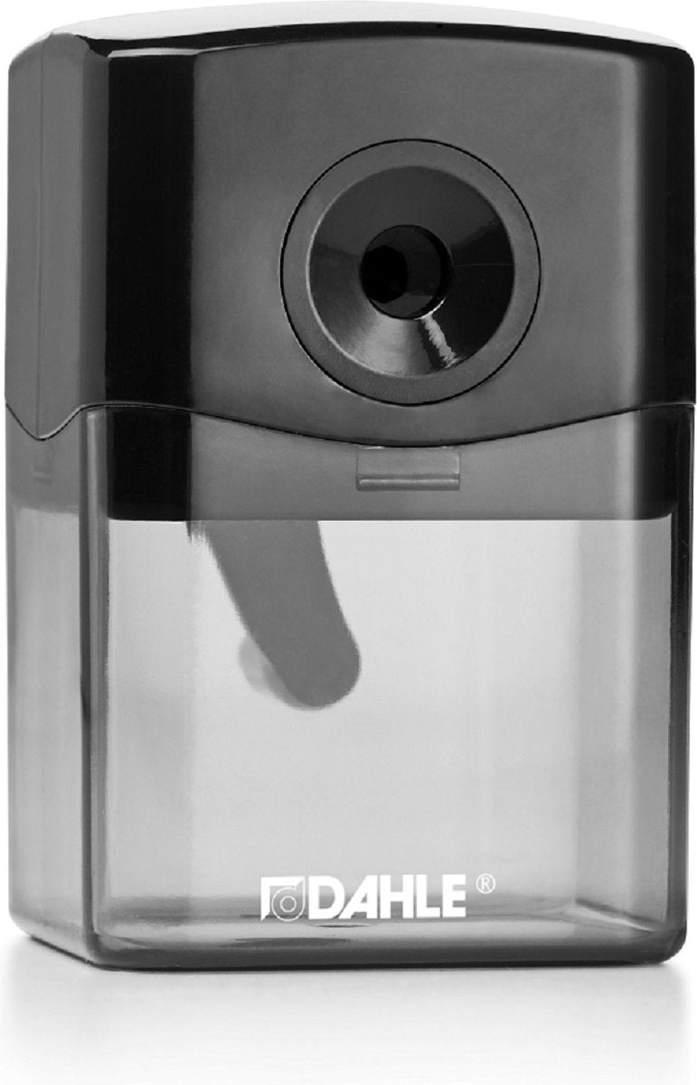 Dahle 144 | temperamatite manuale | alimentazione automatica della matita | fresa professionale per acciaio | contenitore di raccolta