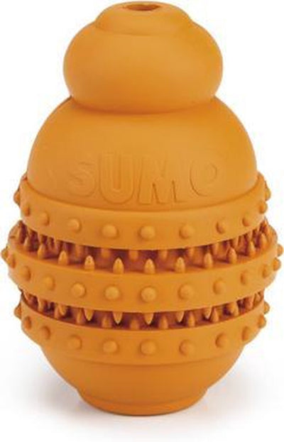 Beeztees sumo play dental - juguetes para perros - goma - naranja - s