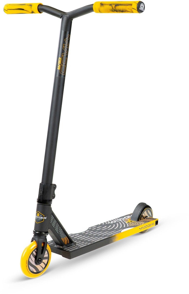 Madd gear stuntstep - mgp whip elite black orange - zwart oranje - 110mm - vanaf 5jaar