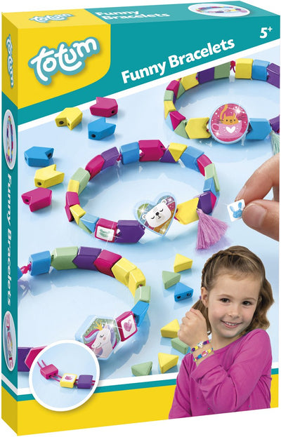 Hacer Totum 3 pulseras alegres - pulseras divertidas - crear juguetes creativos para niñas a partir de 5 años consejo de regalo