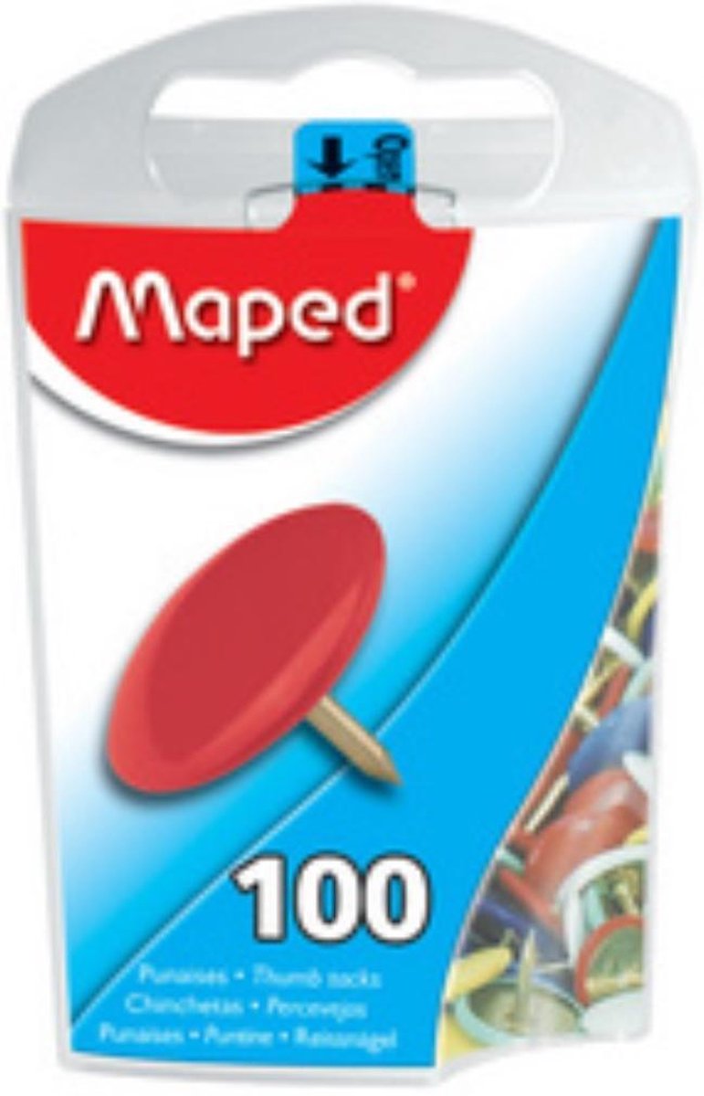 Maped office chinchetas maped caja surtida de 100 piezas
