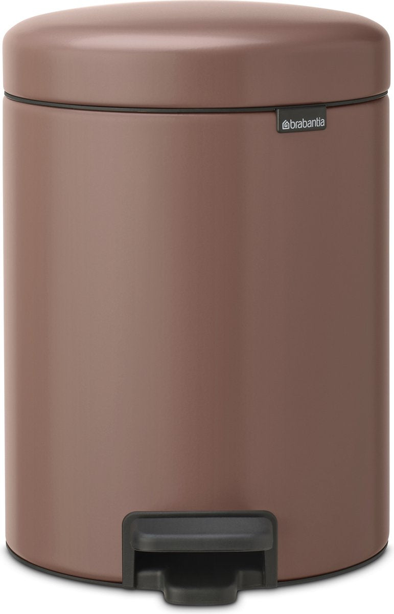 Pattumiera Brabantia newicon - 5 litri - bagno - tortora satinato
