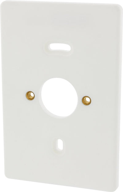 Merten uni mounting plate surface-mounted combination polar white