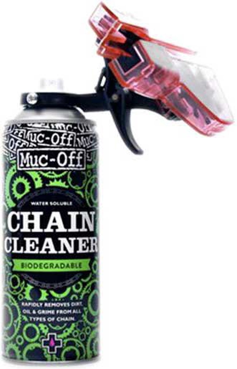 Detergente per catene bio Muc-off 400 ml incl. dispositivo per la pulizia della catena
