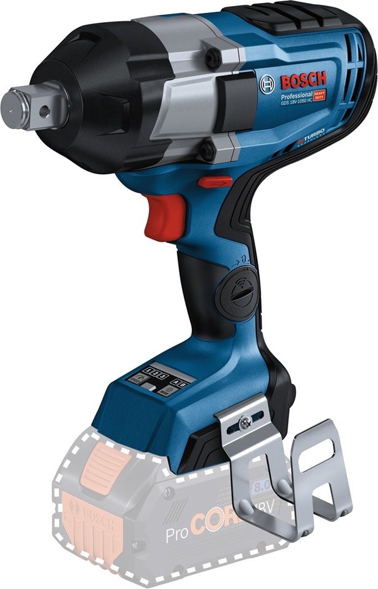 Avvitatore ad impulsi Bosch professional gds 18v-1050 hc - biturbo - senza batteria 18 v e caricabatteria