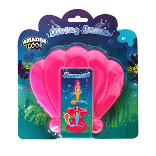 Incredibile conchiglia subacquea con magia della sirena 2 assortiti | 8 pezzi