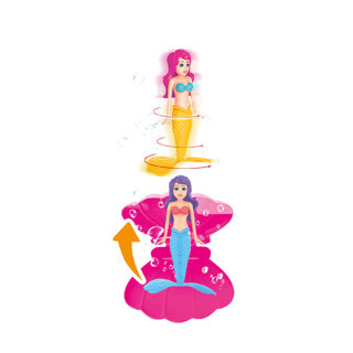 Incredibile conchiglia subacquea con magia della sirena 2 assortiti | 8 pezzi