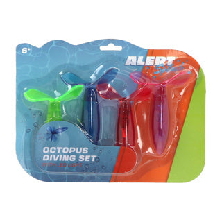 Diving set octopus 4 pieces with light