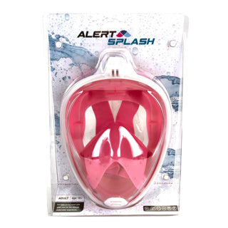 Alert splash snorkelmasker l xl roze