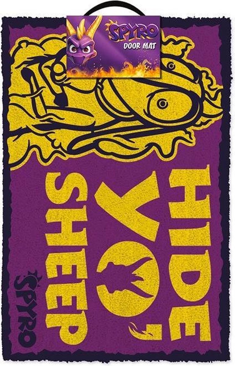 Unbranded sans marque spyro - hide yo sheep doormat