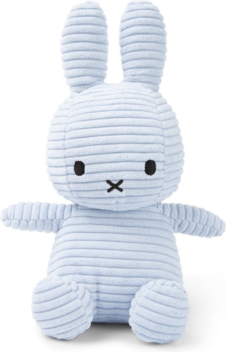 Bon ton toys nijntje - eco corduroy ice blue - 23 cm - 9''