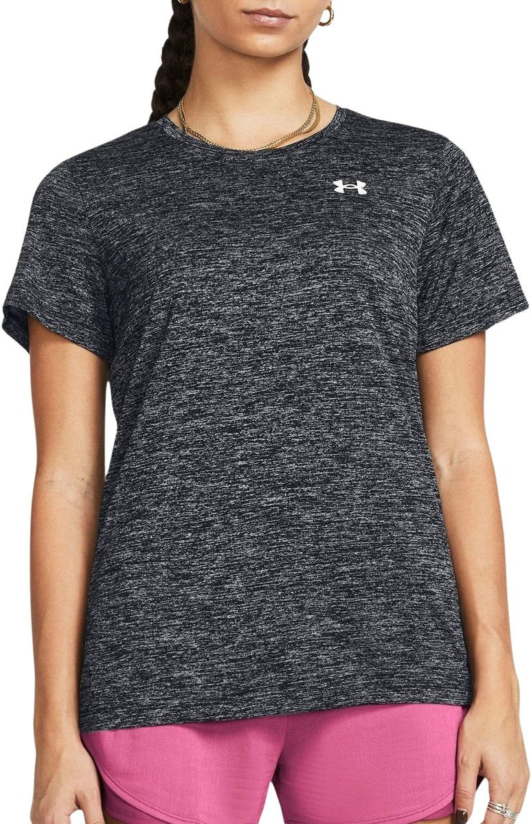 Under armor tech ssc - twist women's sports shirt - black - white