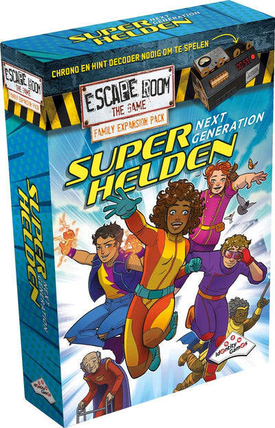 Juegos de identidad escape room el juego de expansión familiar: superhéroes