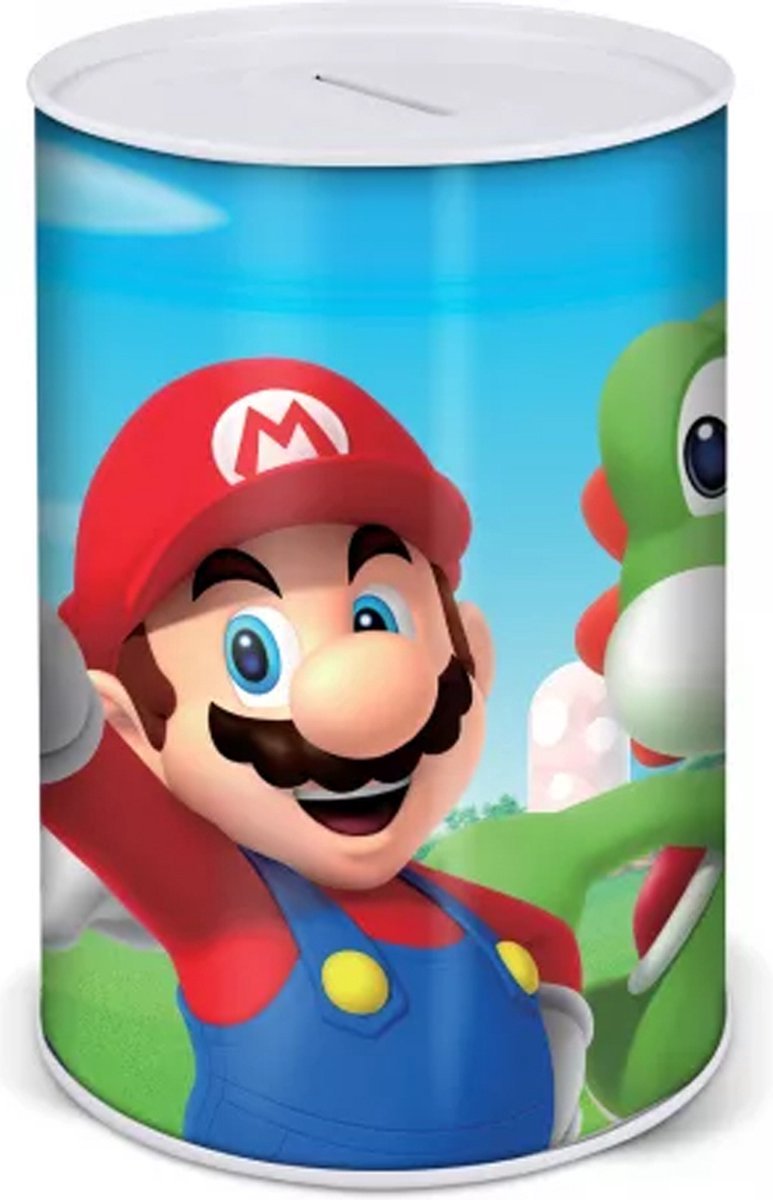 Stor super mario money box metal tin (10 x 15 cm)