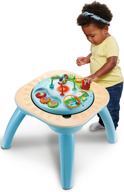 Vtech tavolo da gioco turn learning - giocattoli montessori - educativo interattivo - tavolo attività - tavolo per bambini con numeri, lettere e altro - a partire da 9 mesi