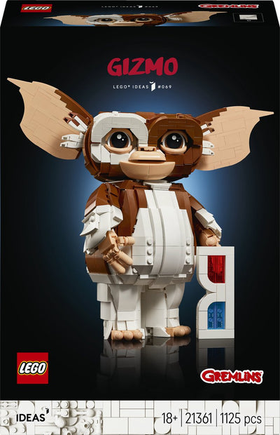 Lego ideas gremlins: gizmo, juego de figuras ajustables - 21361