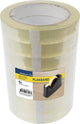 Cinta adhesiva para ayuntamiento - 19 mm x 66 m - pp - transparente - se encoge a 8 rollos - rd-351353-8