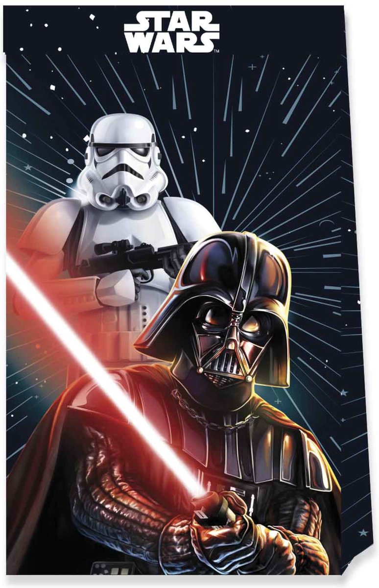 Procos vegaoo - 4 bolsas de papel star wars galaxy 22 x 13 cm