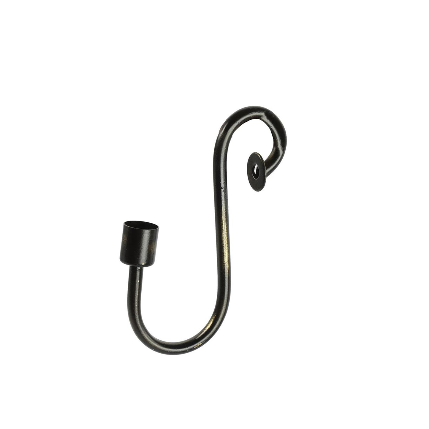 Countryfield kandelaar haak zwart voor dinerkaars