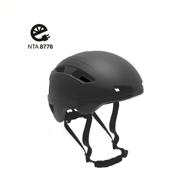 Helmet Unisex Matte Black Size 51-54 cm (S)