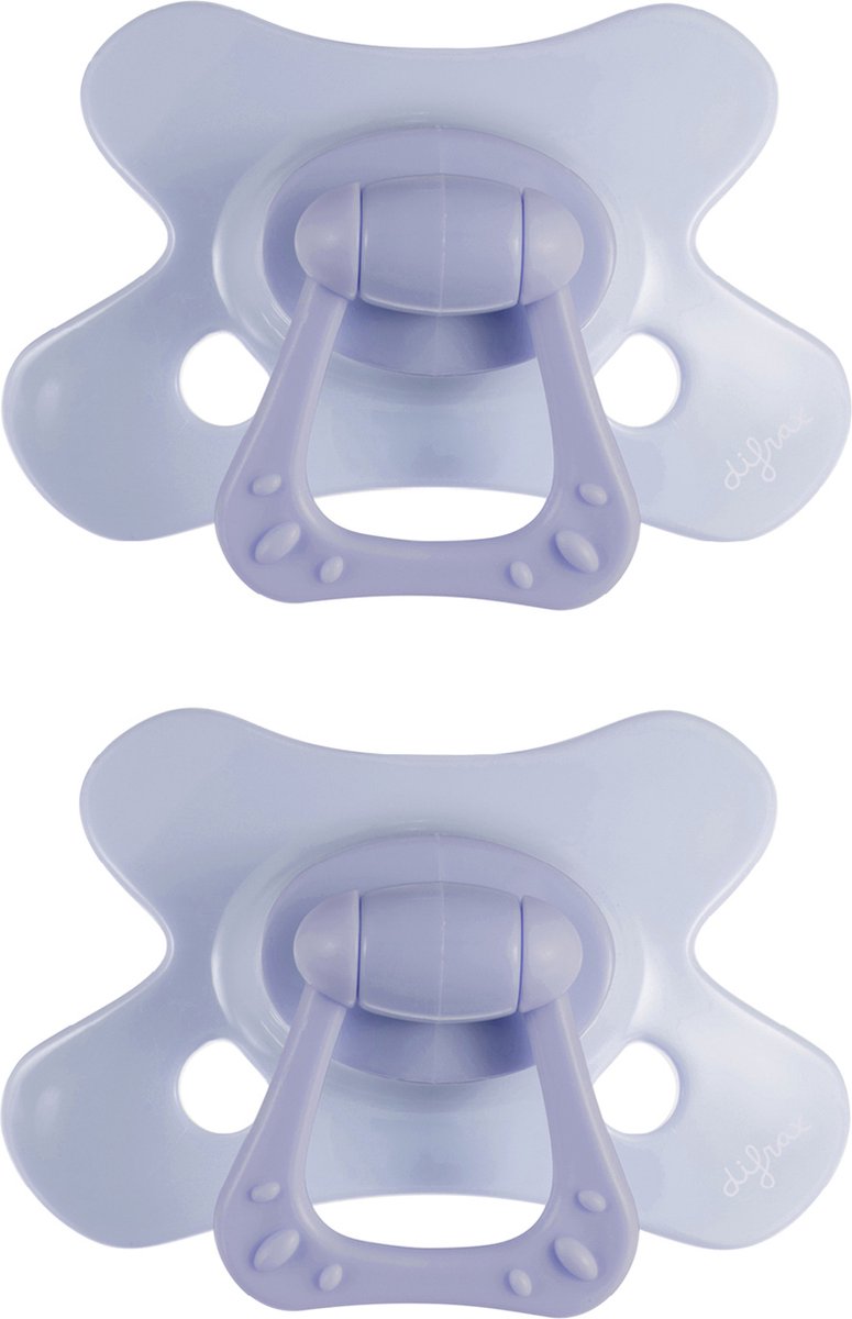 Ciuccio Difrax naturale - 18+ mesi - lilla - 2 pezzi