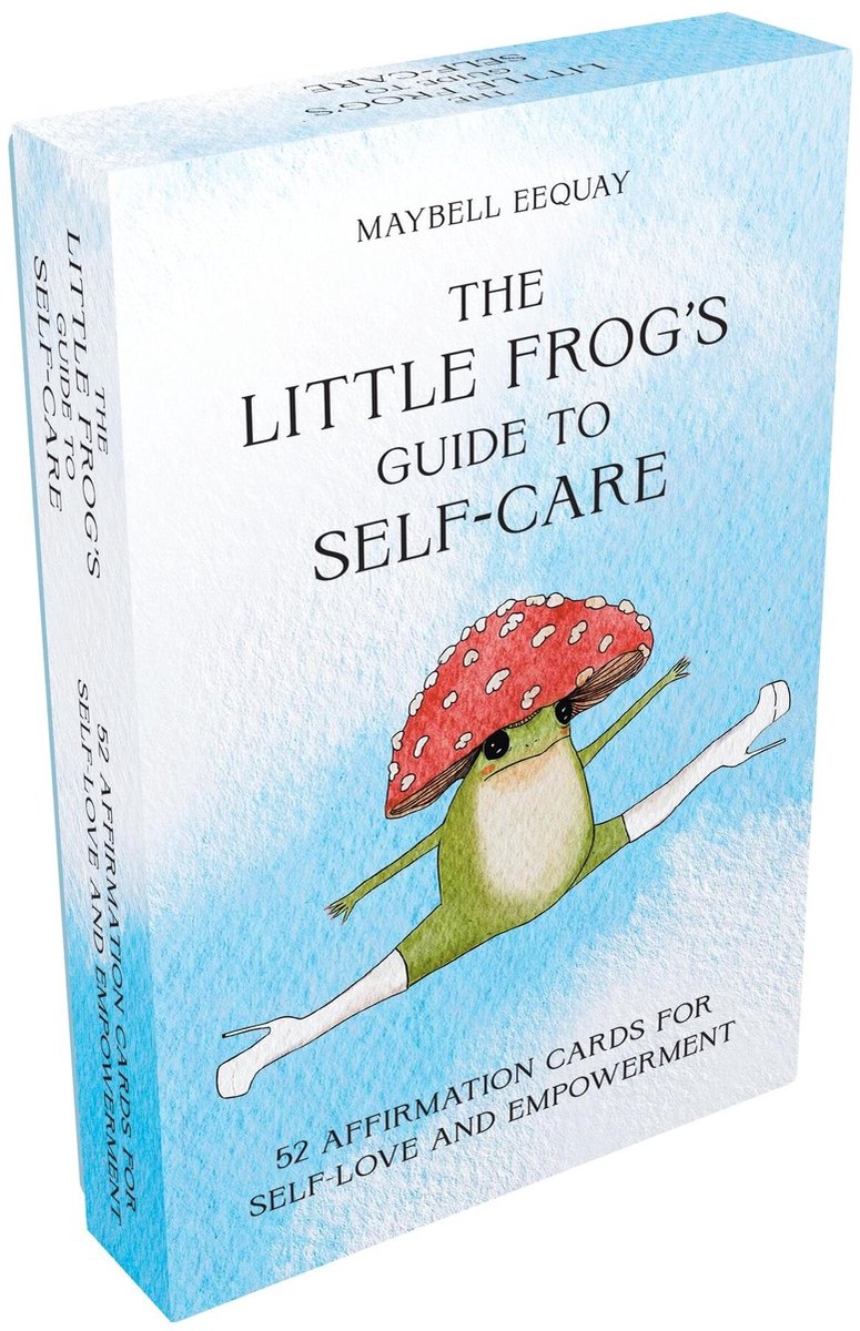 Maybell eequay the little frog's guide to self-care card deck