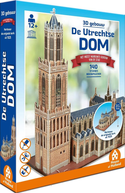 La fabbrica dei divertimenti di Tucker, la Cattedrale di Utrecht - Edificio 3D (140 pezzi) -