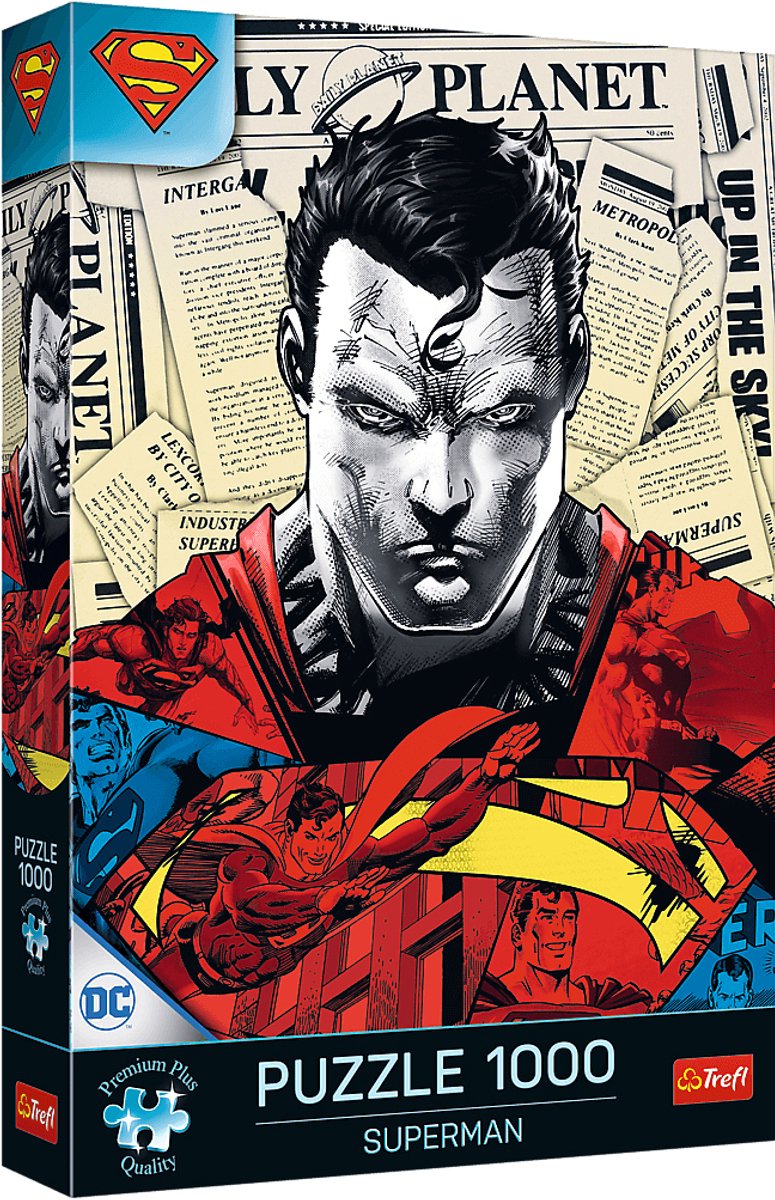 Trefl puzzle superman - 1000 pezzi - puzzle per bambini e adulti.