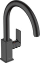 Hansgrohe Paint Shape M35 - Miscelatore da cucina - Comando monocomando - Misura 35 mm - Bocca girevole - Nero opaco