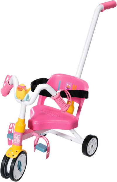 Set di biciclette per bambole trike Baby Born - triciclo - rosa