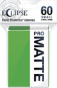 Ultrapro ultra pro - Eclipse Matte Confezione da 60 buste protettive di piccole dimensioni verde lime (62 x 89 mm)